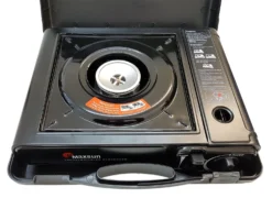 Maxsun MS-2500 Camping Gaskocher Mit Tragekoffer -Grillen im Freien 13174 maxsun ms 2500 gaskocher im koffer