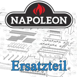 Napoleon Ersatzteil: LED Farbwechsel-Rosette Klein, Warmhaltebrenner PRO825-2 Mit Zweifarbiger Regler-Beleuchtung