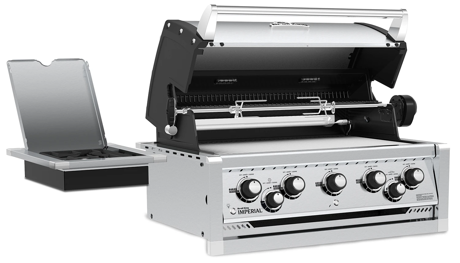 Broil King Imperial 590 PRO Einbaugrill Mit Drehspieß + Seitenbrenner - Modell 2023 3 Broil King Imperial 590 PRO Einbaugrill Mit Drehspieß + Seitenbrenner - Modell 2023 – Bild 3