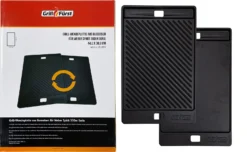 Grillfürst Grillplatte Gusseisen Für Weber Spirit 300 44,2 X 30,7 Cm