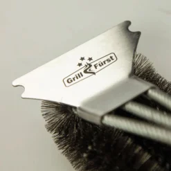 Grillfürst Grillbürste Edelstahl, Mit Langem 3-fach Bürstenkopf Und Schaber -Grillen im Freien 19 045 Grillfuerst Grillbuerste Edelstahl HL Mood 06