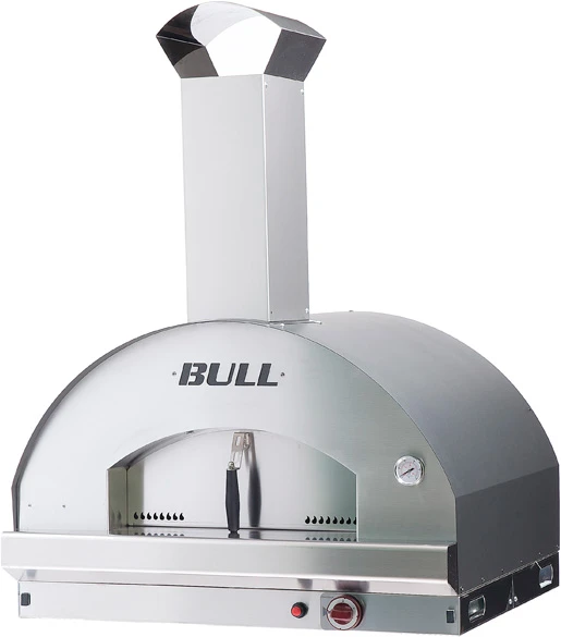 BULL Pizzaofen Gas XL - Built-In Einbauofen 80 X 60 Cm 1 BULL Pizzaofen Gas XL - Built-In Einbauofen 80 X 60 Cm