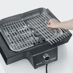 Severin Elektrogrill SEVO GT - Boost Zone 500°C - Mit Deckel - 3.000 W -Grillen im Freien 21538 Severin Elektrogrill Sevo G pg8104 10 1590737703