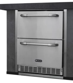 BULL Premium Outdoor Schubladen-Kühlschrank Mit LED Kontrollpanel, IPX4 Spritzwassergeschützt -Grillen im Freien 22280 Bull EInbau Schubladen Kuehlschran 8 1613487090