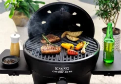 CADAC Gasgrill Citi Chef 40 FS BBQ / Dome Matt Black, 30 Mbar -Grillen im Freien 5615 20 04 citi chef 40 fs black 9 1