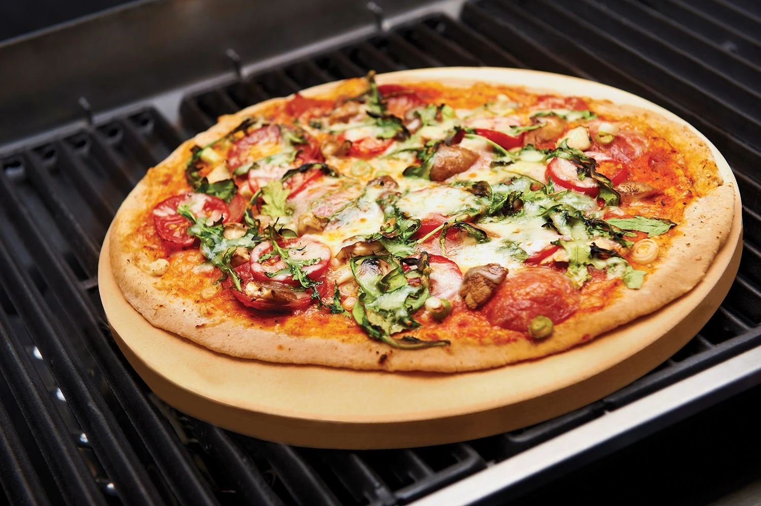 Broil King Pizzastein - Extra Dick, Ø 38cm 2 Broil King Pizzastein - Extra Dick, Ø 38cm – Bild 2