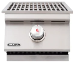 BULL Infrarot Einbau Seitenbrenner / Edelstahl / Slide-In