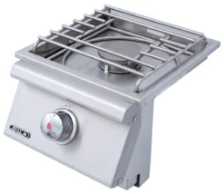 BULL Einbau Seitenbrenner Single / Edelstahl / Slide-In