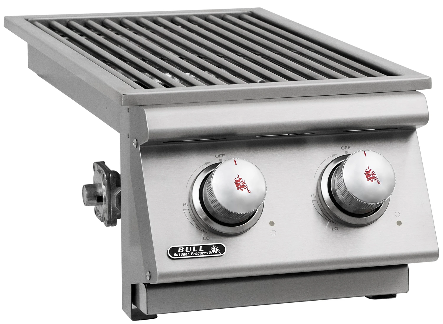 BULL Einbau Seitenbrenner Double / Edelstahl / Slide-In 3 BULL Einbau Seitenbrenner Double / Edelstahl / Slide-In – Bild 3