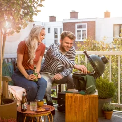 Big Green Egg Mini Keramikgrill Starter - Paket -Grillen im Freien Big Green Egg Mini Balkongrill Kompaktgrill