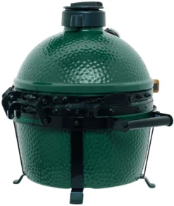 Big Green Egg MiniMax Keramikgrill Mit EGG Carrier Inkl. Zubehörpaket Mit Looftlighter -Grillen im Freien Big Green Egg MiniMax seitlich 1