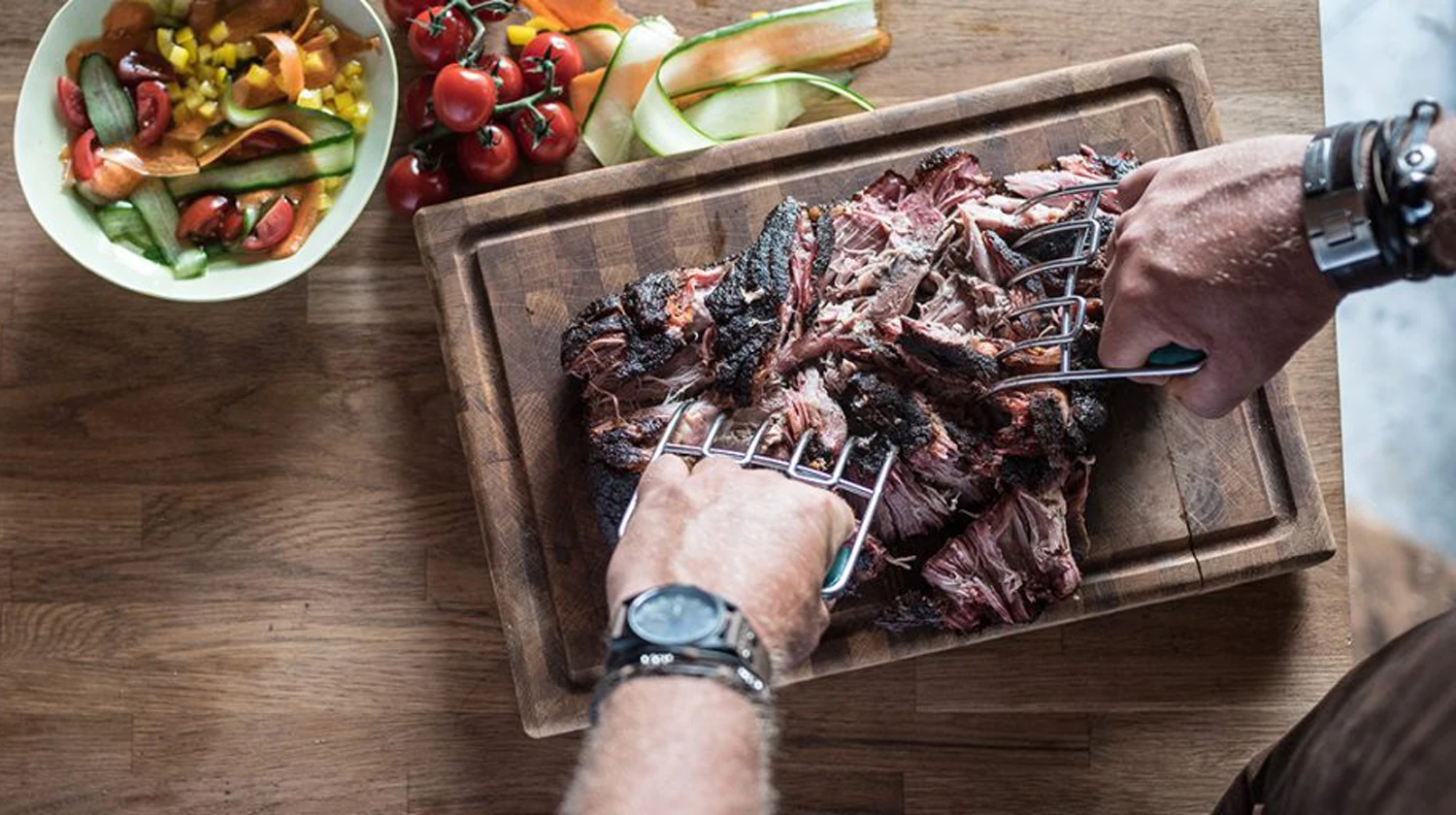 Big Green Egg Pulled Pork Gabeln 1 Big Green Egg Pulled Pork Gabeln