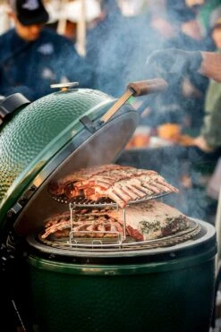 Big Green Egg 2-teiliger Ständerrost XLarge -Grillen im Freien Big Green Egg Staenderrost XLarge Lifestyle