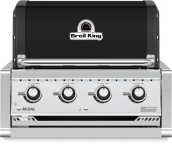 Broil King Regal 420 Black Einbaugrill - Grillfürst Deal Mit Zusätzlichen Edelstahl Grillrosten - Modell 2023