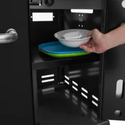 Broil King Regal 490 Black Gasgrill Inkl. Drehspieß - SMART Deal Inkl. Grillfürst Grill Control - Modell 2023 -Grillen im Freien Broil King Regal 490 Unterwagen Ablage