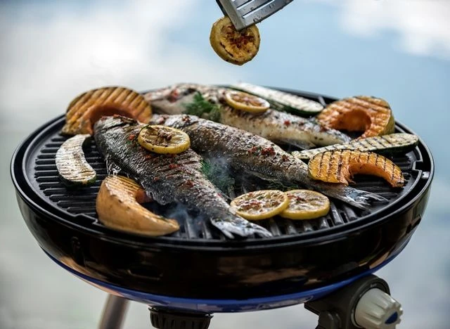 CADAC Camping Gasgrill Carri Chef 50 / BBQ Plancha + Dome - 30 Mbar 3 CADAC Camping Gasgrill Carri Chef 50 / BBQ Plancha + Dome - 30 Mbar – Bild 3