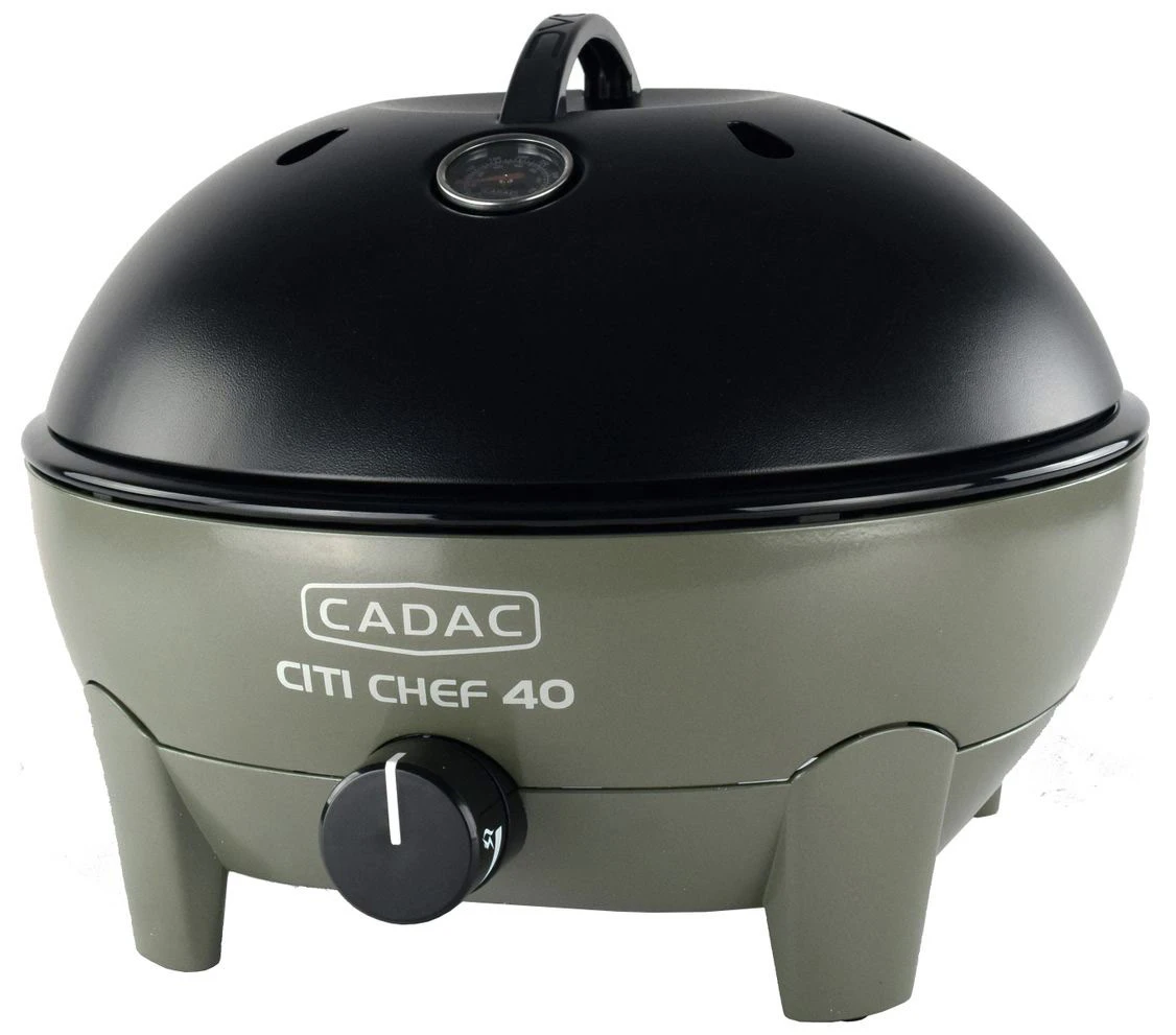CADAC Kompakt Gasgrill Citi Chef 40 Olive Green - 50mbar 1 CADAC Kompakt Gasgrill Citi Chef 40 Olive Green - 50mbar