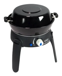 CADAC Camping Gasgrill Safari Chef 30 LP - 30 Mbar -Grillen im Freien CADAC Safari Chef Deckel Pfanne