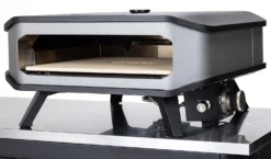 COZZE Pizzaofen Gas 42,5 Cm (17") Mit Thermometer - Inkl. Pizzastein -Grillen im Freien Cozze Gas Pizzaofen Thermometer 17 Zoll