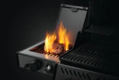 Napoleon Freestyle 425 Gasgrill, Graphit - Mit Sizzle Zone - Modell 2023 - X-DEAL Inkl. Drehspieß -Grillen im Freien Freestyle F365 F425 Detail IR SideBurner Steak 1