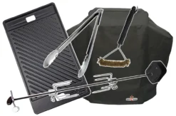 Grillfürst S530G 5-Brenner Gasgrill Mit Seitenkocher Und Gussrosten - Inkl. Gasgrill Einsteigerpaket