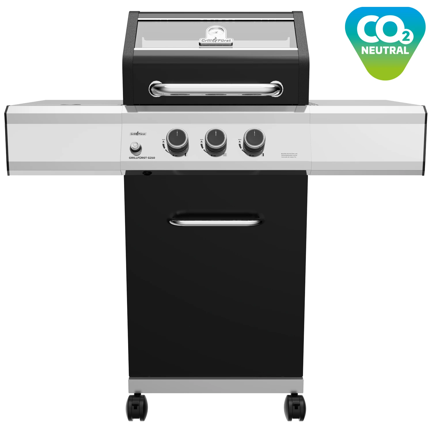 Grillfürst G210G 2-Brenner Gasgrill Mit Hochtemperaturbrenner Und Gusseisen Rosten 1 Grillfürst G210G 2-Brenner Gasgrill Mit Hochtemperaturbrenner Und Gusseisen Rosten