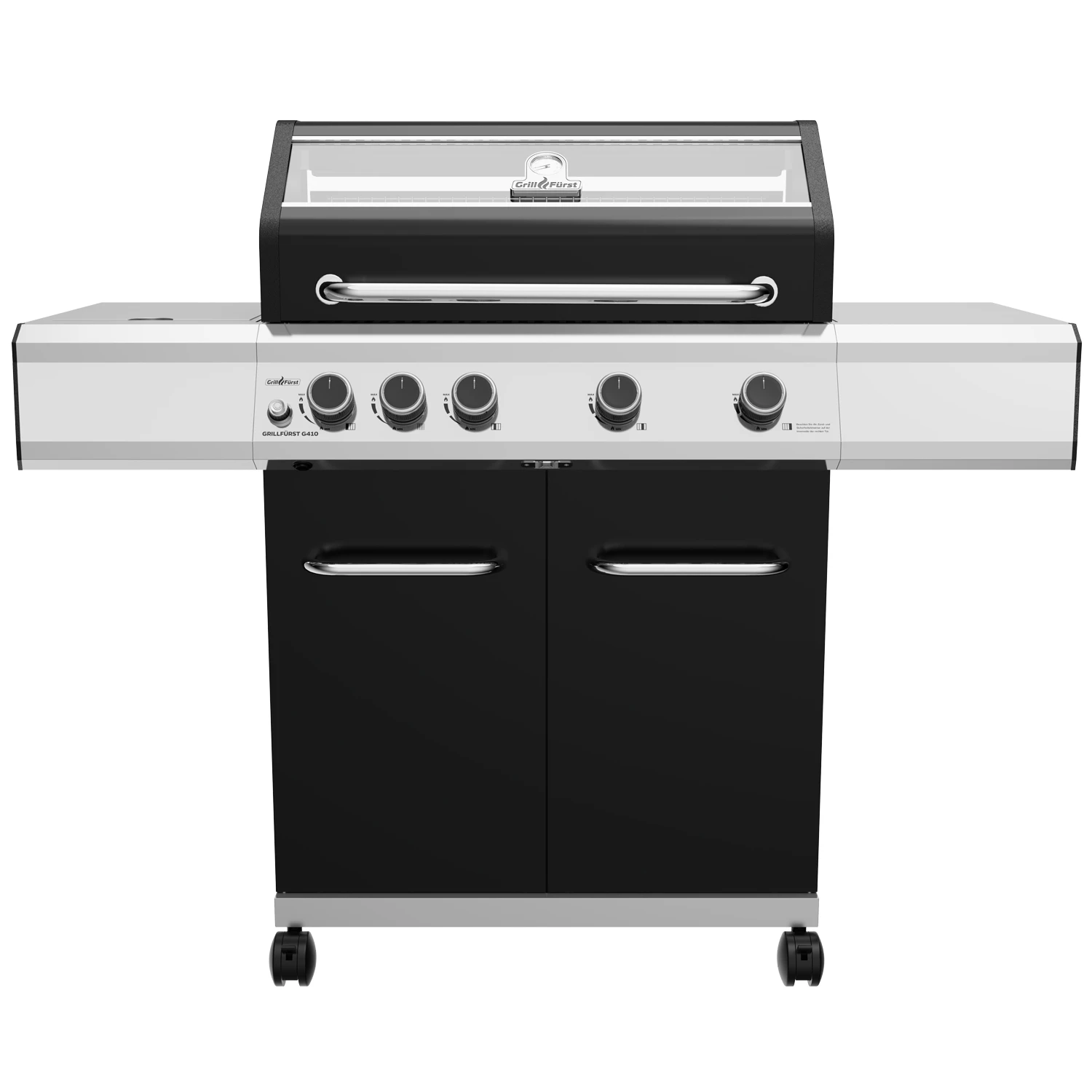 Grillfürst G410E 4-Brenner Gasgrill Mit Hochtemperaturbrenner Und Edelstahl Rosten - X-DEAL Inkl. Zubehörpaket 1 Grillfürst G410E 4-Brenner Gasgrill Mit Hochtemperaturbrenner Und Edelstahl Rosten - X-DEAL Inkl. Zubehörpaket