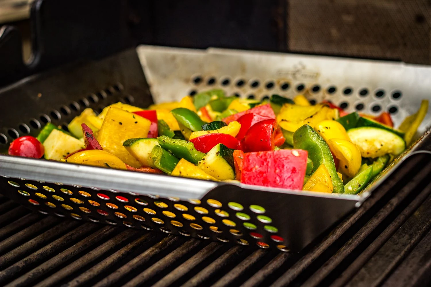 Grillfürst Gemüsekorb Edelstahl Klein 25 X 25cm 1 Grillfürst Gemüsekorb Edelstahl Klein 25 X 25cm