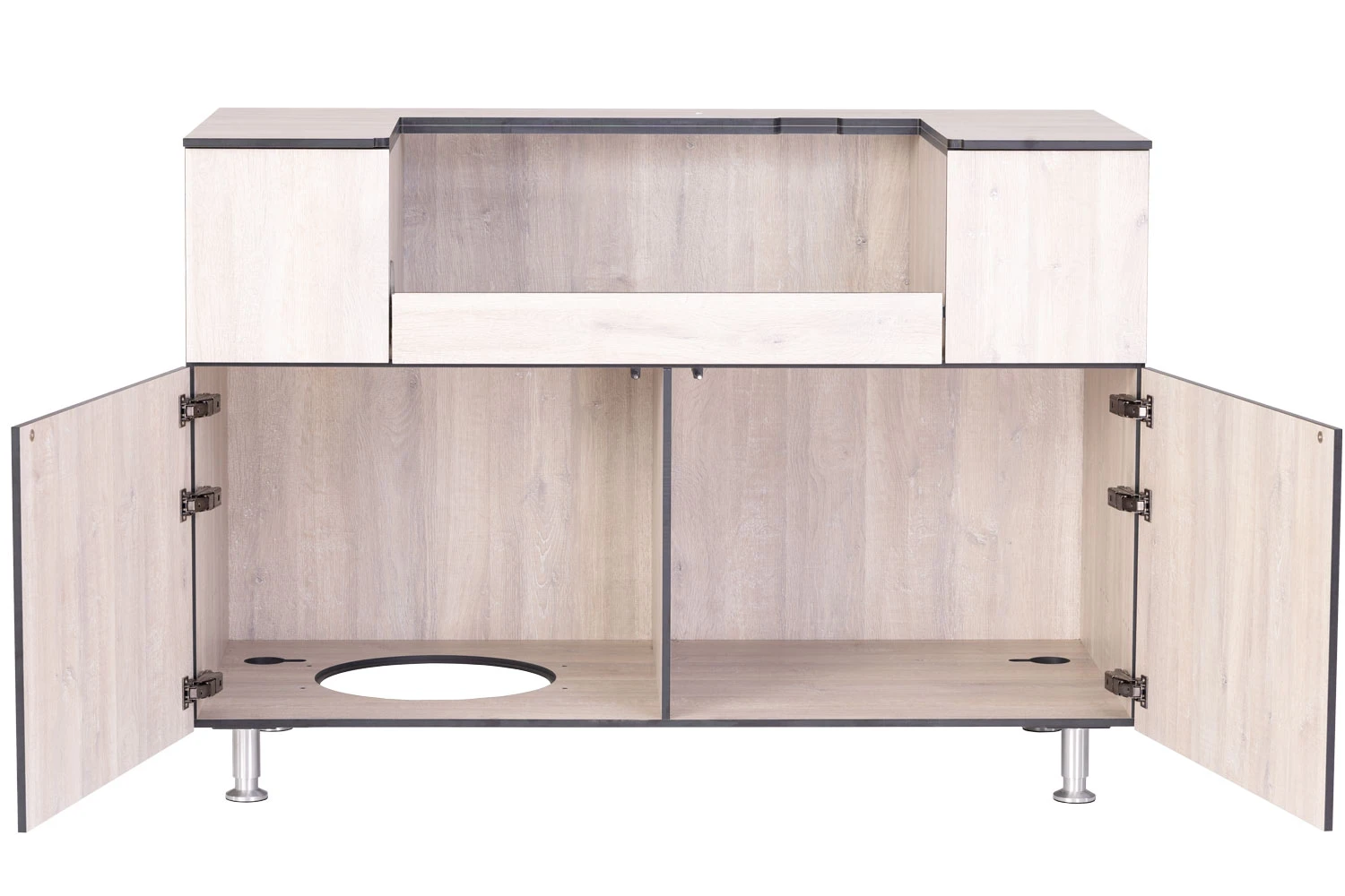 Grillfürst Outdoor Küche Grillschrank Modul OKG130 Eiche 2 Grillfürst Outdoor Küche Grillschrank Modul OKG130 Eiche – Bild 2