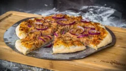 Grillfürst Pizzastein 33 Cm -Grillen im Freien Grillfuerst Pizzablech Pizza