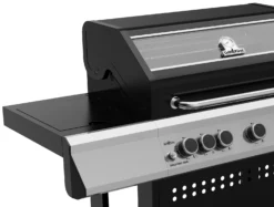 Grillfürst S530G 5-Brenner Gasgrill Mit Seitenkocher Und Gussrosten - Inkl. Gasgrill Einsteigerpaket -Grillen im Freien Grillfuerst S 530 Gasgrill Seitenkocher Gussroste emaillierte 5 1676284365