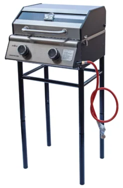 Grillfürst G201E 2-Brenner Gasgrill Portabel V2 - Campinggrill / Balkongrill 50mbar - Inkl. Untergestell 24 Grillfürst G201E 2-Brenner Gasgrill Portabel V2 - Campinggrill / Balkongrill 50mbar - Inkl. Untergestell -Grillen im Freien Grillfuerst Untergestell G201