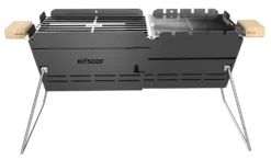 Knister Grill Original - Ausziehbarer Holzkohle Kompaktgrill 22 Knister Grill Original - Ausziehbarer Holzkohle Kompaktgrill -Grillen im Freien Knister Kompaktgrill Holzkohlegrill