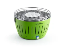 LotusGrill Classic - Holzkohle Tischgrill - Limettengrün Inkl. Tasche