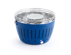 LotusGrill Classic - Holzkohle Tischgrill - Tiefblau Inkl. Tasche