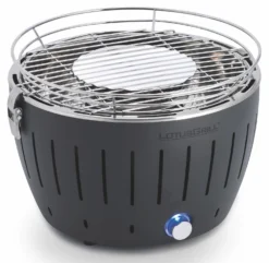 LotusGrill S - Holzkohle Tischgrill - Anthrazitgrau Inkl. Tasche