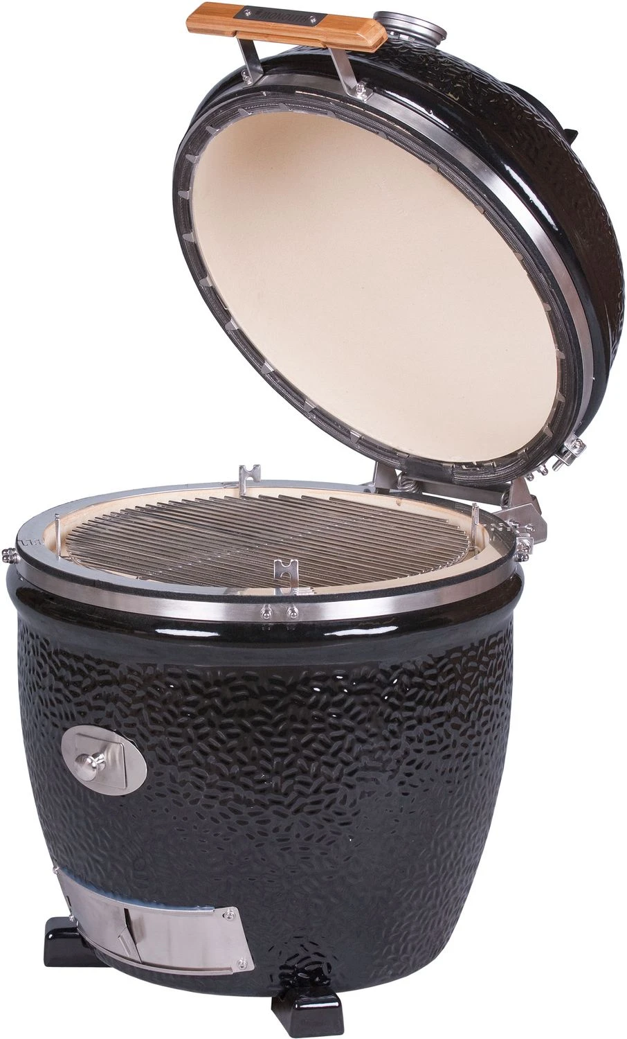 Monolith Grill CLASSIC BBQ GURU - PRO-Serie 2.0 Schwarz - OHNE Gestell Und Seitentische 1 Monolith Grill CLASSIC BBQ GURU - PRO-Serie 2.0 Schwarz - OHNE Gestell Und Seitentische