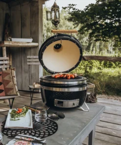 Monolith ICON Black Keramikgrill Tischgrill Inkl. Gestell -Grillen im Freien Monolith Keramikgrill Icon Tischgrill