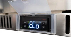 Napoleon Outdoor - Kühlschrank, 135 Liter, Linksdrehende Tür Mit Doppelverglasung Und LED Beleuchtung - Wasserdicht Nach IP24 -Grillen im Freien NFR135ORGL Napoleon Kuehlschrank ECO Mode