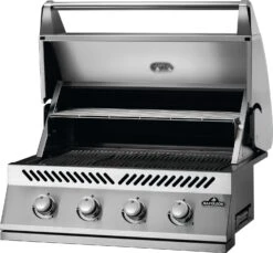 Napoleon 500-Series 32" BI32 Edelstahl Einbaugrill - Modell 2023 -Grillen im Freien Napoleon Einbaugrill 500 Serie BI32 Warmhalteroste verschiebbar