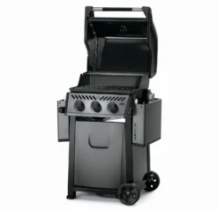 Napoleon Freestyle 365 Gasgrill, Graphit - Modell 2023 - X-DEAL Inkl. Abdeckhaube Und Gussplatte -Grillen im Freien Napoleon Freestyle 365 Gasgrill Seite Deckel offen 1