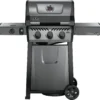 Napoleon Freestyle 365 Gasgrill, Graphit - Mit Seitenbrenner - Modell 2023 - X-DEAL Inkl. Abdeckhaube Und Gussplatte