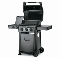 Napoleon Freestyle 365 Gasgrill, Graphit - Mit Seitenbrenner - Modell 2023 - X-DEAL Inkl. Abdeckhaube Und Gussplatte -Grillen im Freien Napoleon Freestyle 365 SB Seitenkocher offen