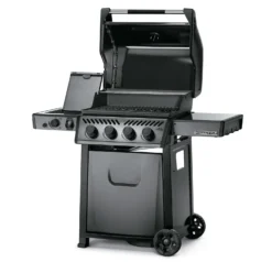 Napoleon Freestyle 425 Gasgrill, Graphit - Mit Sizzle Zone - Modell 2023 - X-DEAL Inkl. Drehspieß -Grillen im Freien Napoleon Freestyle 425 Gasgrill Sizzle Zone offen