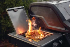 Napoleon Freestyle 425 Gasgrill, Graphit - Mit Sizzle Zone - Modell 2023 - X-DEAL Inkl. Drehspieß -Grillen im Freien Napoleon Freestyle Sizzle Zone mit Steaks