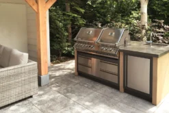 Napoleon Outdoor Küche Oasis Gasflaschenschrank -Grillen im Freien Napoleon Gasflaschen Unterschrank Beispiel
