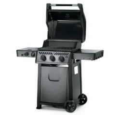 Napoleon Freestyle 365 Gasgrill, Graphit - Mit Sizzle Zone - Modell 2023 -Grillen im Freien Napoleon Gasgrill Freestyle 365 Side Deckel offen