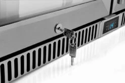 Napoleon Outdoor - Kühlschrank, 210 Liter, 2-türig Mit Doppelverglasung Und LED Beleuchtung - Wasserdicht Nach IP24 -Grillen im Freien Napoleon Outdoor Kueche Kuehlschrank 2 tuerig Schloss