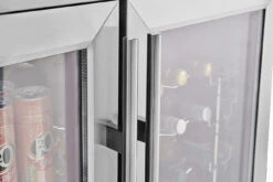 Napoleon Outdoor - Kühlschrank, 210 Liter, 2-türig Mit Doppelverglasung Und LED Beleuchtung - Wasserdicht Nach IP24 -Grillen im Freien Napoleon Outdoor Kueche Kuehlschrank Griffe