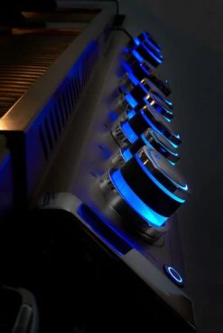 Napoleon Prestige Pro 825-3 Edelstahl Einbaugrill Gas - Inkl. Drehspieß - Modell 2023 -Grillen im Freien Napoleon PRestige PRO825 SafeytGlow Drehregler